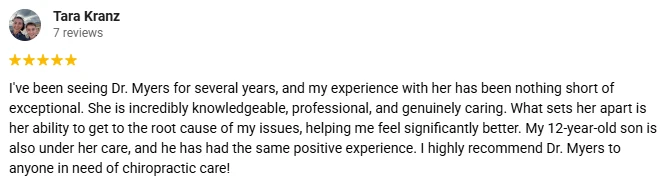 Chiropractic Lombard IL Testimonial Tara K Chiropractic Lombard IL Testimonial Tara K