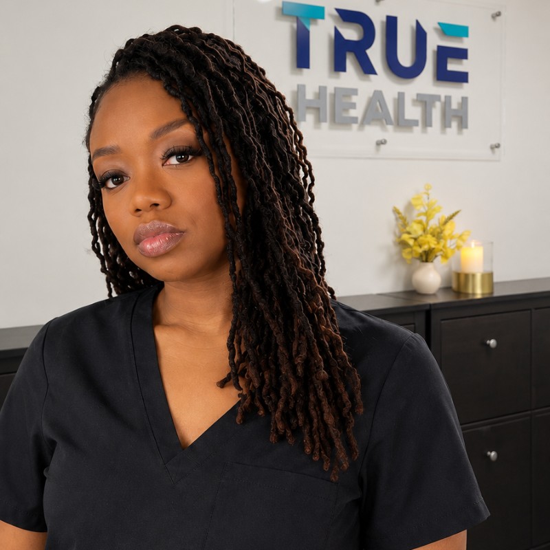 Shatavia Hill, LMT, clinical massage therapist at True Health Chiropractic and Acupuncture in Lombard, IL